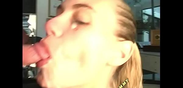  Petite blonde wife loves to fuck and suck cock!